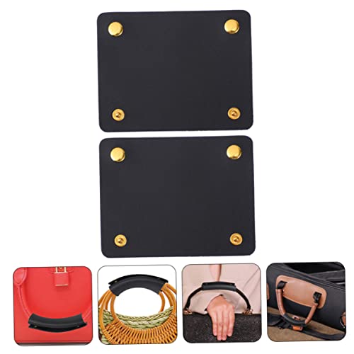 TEHAUX 2 Pçs Alça De Protetor De Alça De Mão Capa De Alça De Bolsa Envolve Alça De Bagagem De Couro