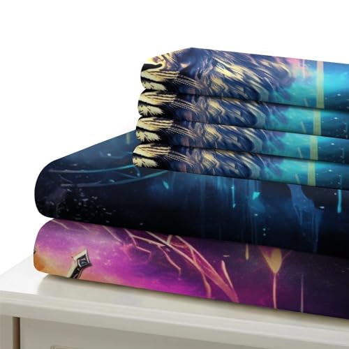 Funda nórdica microfibra suave de alta definición con diseño de galaxia 3D 7