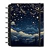 Caderno de Disco Noite Celestial Capa Dura | Reposicionável Inteligente
