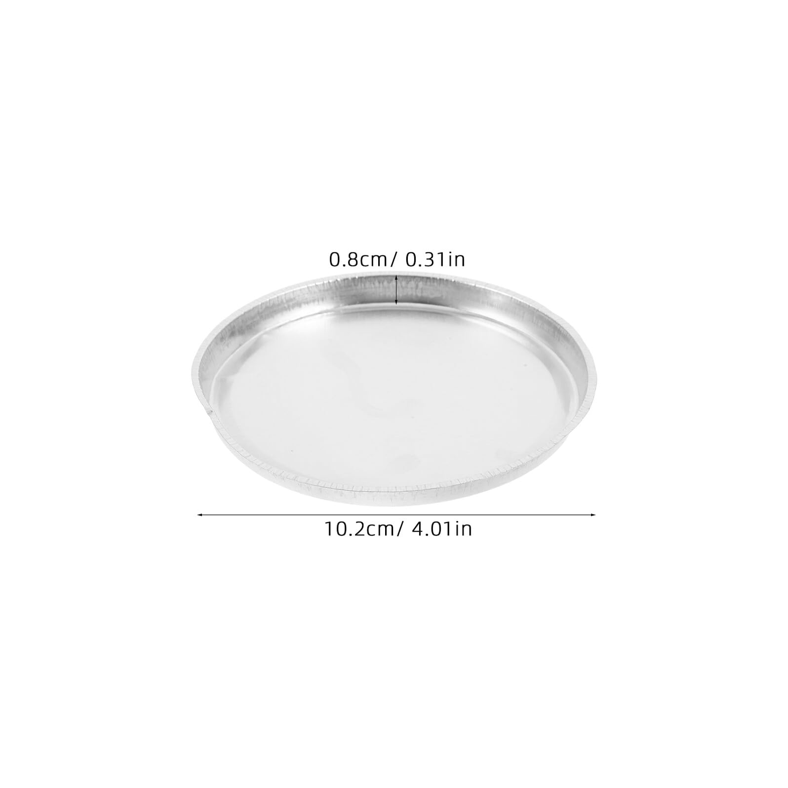 HEMOTON 10 Pièces Plateaux de Pesée en Aluminium 90 Mm, Coupelles Légères pour Analyseur D’humidité, Bacs D’échantillonnage Laboratoire Chimique et Agroalimentaire, Surface Lisse