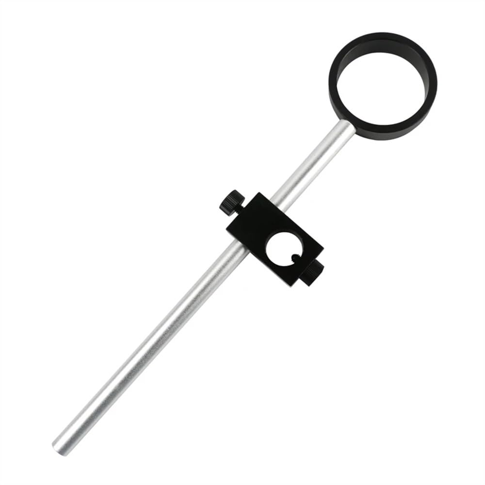 Mikroskop-Zubehör-Kit Mikroskop-Bühnenständer Verstellbares Mikroskop-Stativ aus Vollmetall HDMI VGA USB-Digitalvideokamera-Halter-Ständer LED-Licht-Boom-Ständer Mikroskopische Objektträger(B)