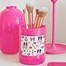 GOMAKERER 10 Sheets Makeup Theme UV DTF Cup Wraps, Lipstick Blush Brushes Cosmetics Rub on Transfer Decals PVC Waterproof Cup Transfer Stickers for DIY Bottles Drink Jam Cake Container