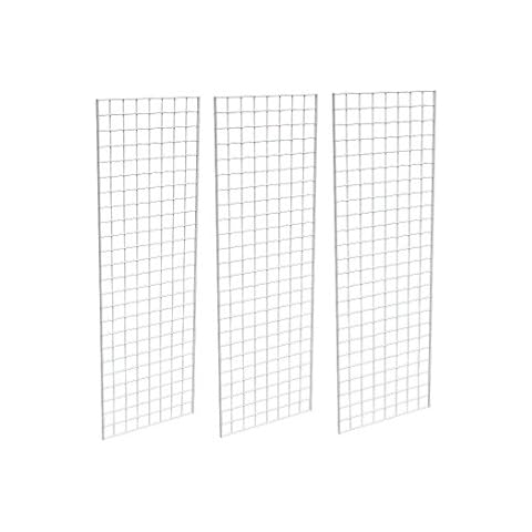 2' X 6' Gridwall Panels - 3 Pcs Box - Grid Wall Display White Cover