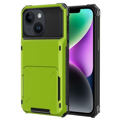 Coque iPhone 15 fine et anti-rayures König Design coque verte rigide