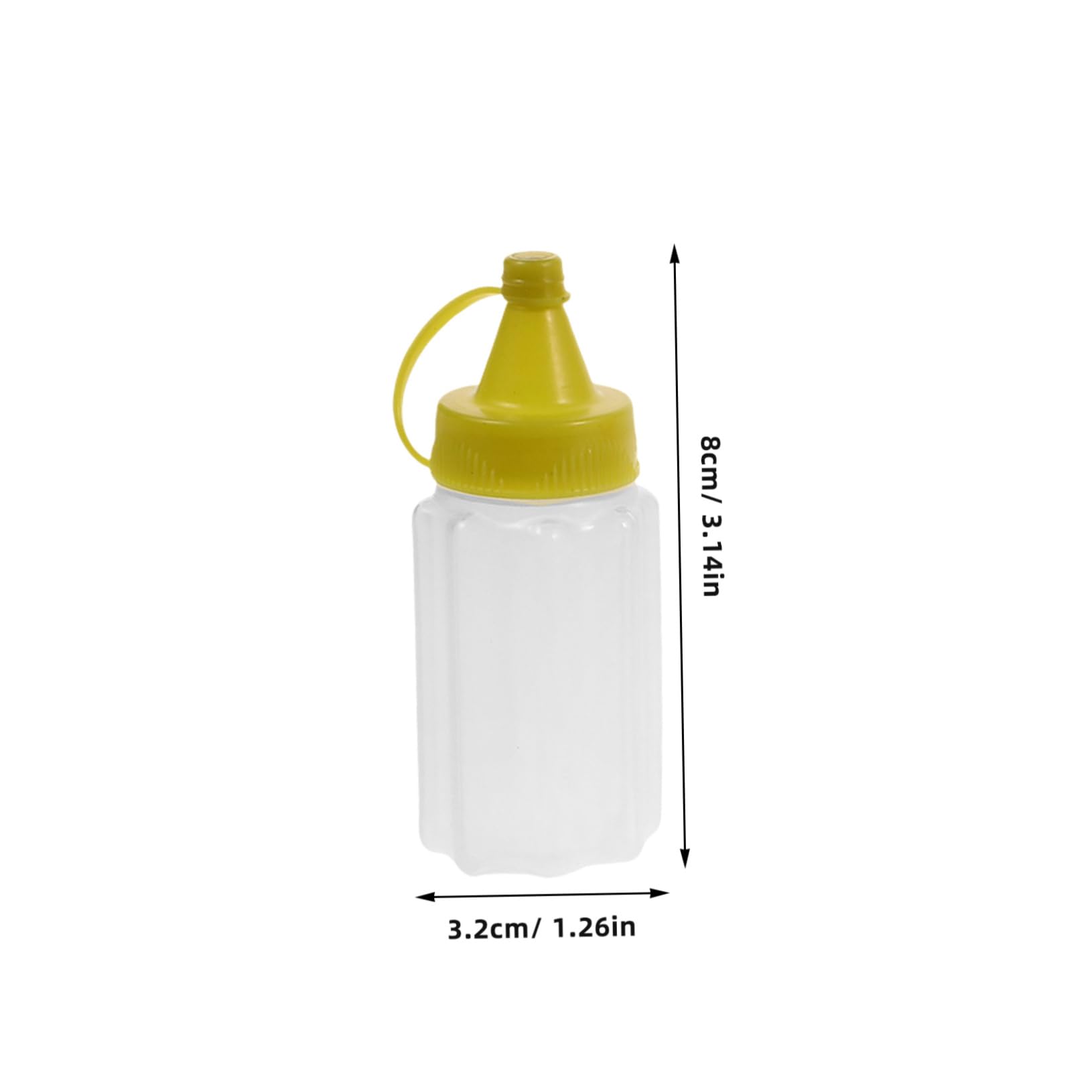 Ciieeo 12Pc Mini Condiment Squeeze Bottles Sauce Dispenser for Ketchup Mustard Bbq Sauce Salad Dressing Versatile Kitchen Use for Lunch Bbq Camping
