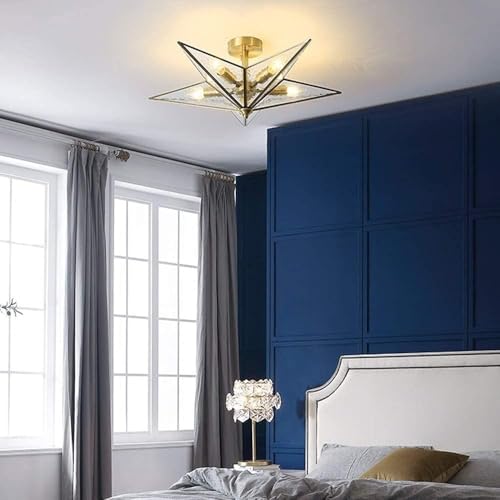 Lustre moderne à LED plafonnier design élégant maison