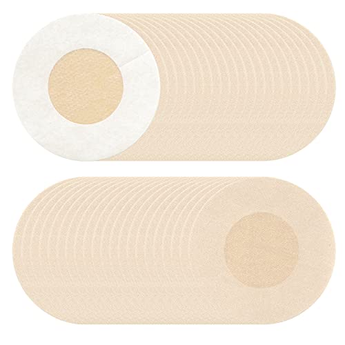 Kootinn Nipple Covers Nipple Pasties Nipple Petals For Women Disposable Satin Pasties Petals Pad Pasties (20 Pairs Round) Nude #TOP2