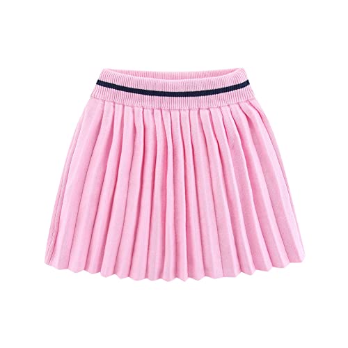 Image of Mud Kingdom Cute Little Girls Ribbed Knit Cardigan Skirt Set School Style