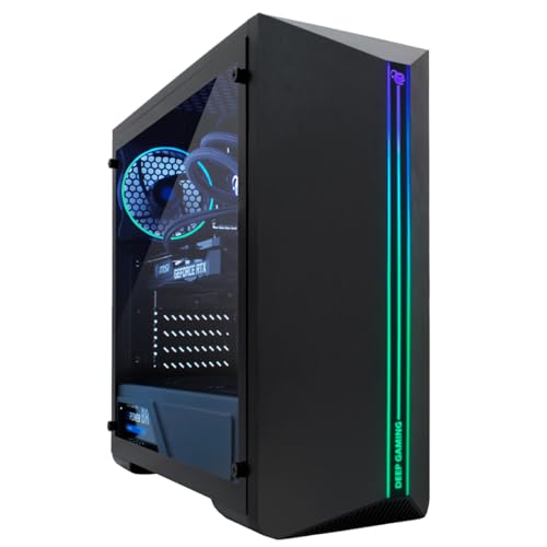 DeepGaming PC Gaming Ryzen 7 5700X 8x3,4ghz • NVIDIA RTX 4060 Ti 8Gb • 32Gb RAM DDR4 3200mhz • 2TB m.2 • Windows 11 Pro • WiFi 6 & BT 5.2 • pc Gamer