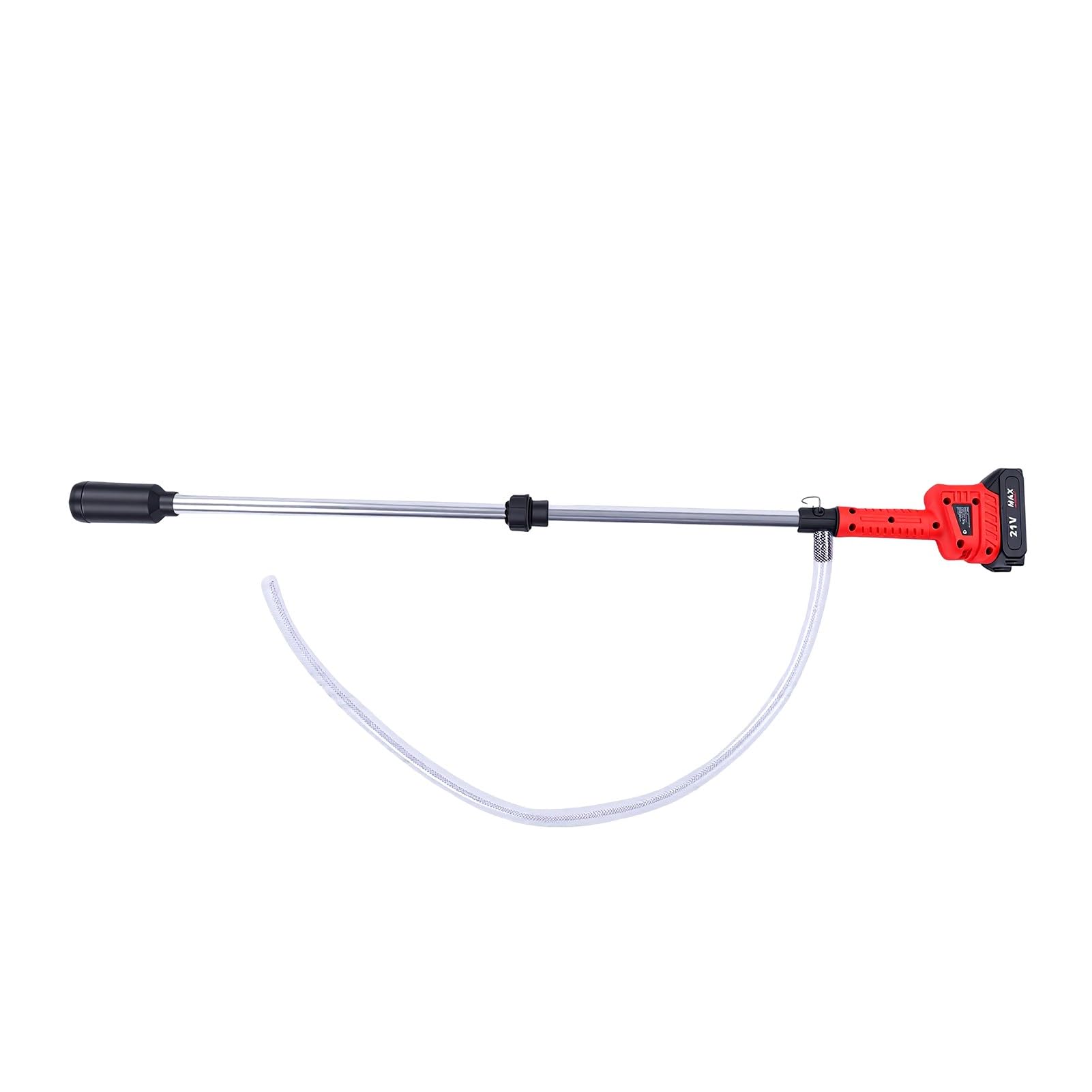 XUMIUZIY Cordless Stick Water Transfer Pump 720GPH (Spina europea) | Potente per il trasferimento del carburante, Materiale anticorrosione, Pompa portatile alimentata a batteria, Scarico