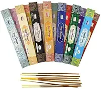 Kit Incenso Massala Nag Champa Darshan 14 Caixinhas com 15g Linha Completa Sem Carvão