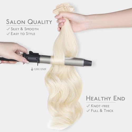 Image of WENNALIFE Invisi Edge Tape in Hair Extensions Human Hair,#1000,14 Inch | 14 Inch 50g 20pcs White Blonde Invisi Remy Hair tensions Natural Seamless Injected Tape Ins Straight tensiones