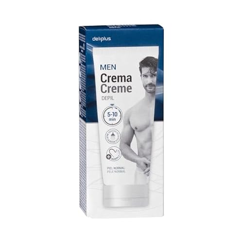 Crema depilatoria hombre bajo la ducha Deliplus piel normal incluye manopla