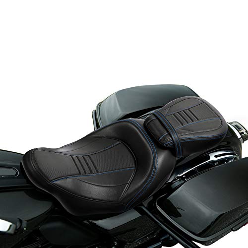 C.c. Rider Bullet 2-Up Two Piece Rider Driver Passenger Seat Fit For Harley Touring Road King Street Glide Electra Glide Ultra Limited 2009-2023 #TOP5