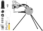 BEAMNOVA Leather Stitching Machine, Cobbler Sewing Shoe Repair Tool Hand Operated Equipment, Heavy Duty Industrial Leather Craft Kit with Needles & Nylon Thread, Black
