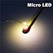 25pcs Pre-soldered Micro Litz Wired Leads Warm White SMD Led 0603 + Muti-Resistor New