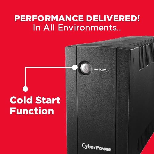 Image of CyberPower Line Interactive /Offline UPS - UT1000E, 1000VA / 600W, 230Vac, an Ideal Power Backup & Protection for Home Office, Desktop PC & Home Electronics
