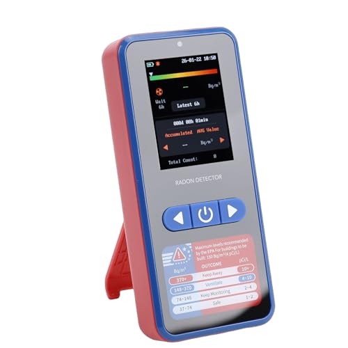Testeur de radon de 2 pouces avec support pour mine et maison
