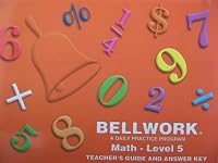 Bellwork Math-level 5 0934475857 Book Cover