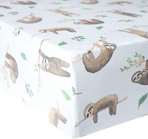 Premium Fitted Knit Crib Sheet/Toddler Sheet Noah by Copper Pearl