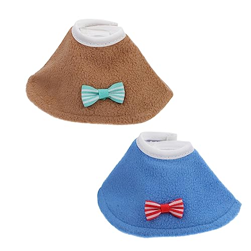 Happyyami Pet Bird Collar Set Bite Pluck Protection Recovery Healing Collars for Parrots Love Birds More