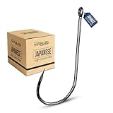 Grabber Barbless Open-Eye Siwash Hooks, Durable Japanese High Carbon Steel, Fishing Lures, Suited for Both Saltwater and Fresh Water