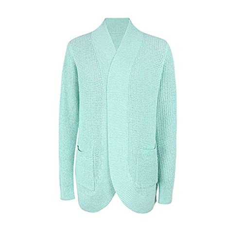 Cardigans ouverts pour femmes DGKaxiyaHM pull tricot léger manche longue
