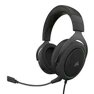Corsair HS50 Pro Stereo Gaming Headset, Green