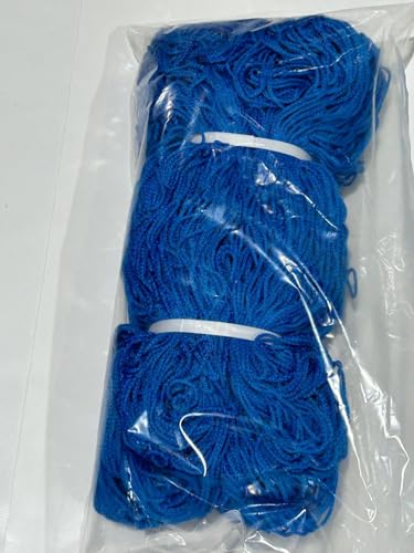 Par de Redes Balonmano/Fútbol Sala de Color AZUL. Reglamentarias de 3 mm Ø. Calidad Profesional - imagen 4