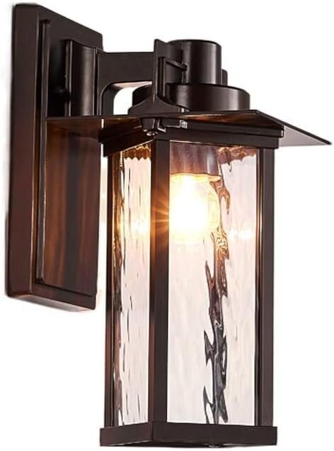 Lustres LED wall light étanches pour sécuriser une entrée sombre