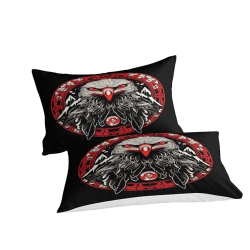 Housses de couettes E aigle animaux fermeture à glissière microfibr lit double
