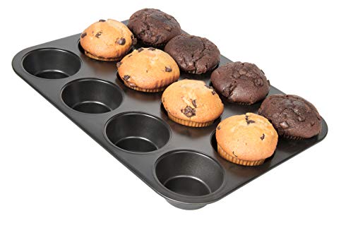 Foto von Wenco 545969 12er Muffinform, Spülmaschinengeeignet, Schwarz