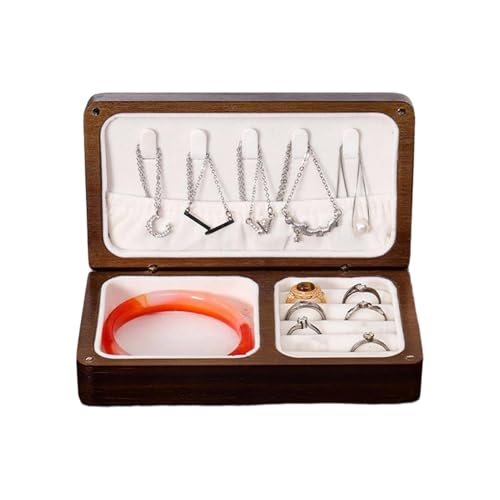 Mini estuche para aretes de madera como regalo de recuerdo 2
