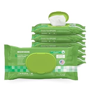 McKesson Flushable* Adult Wet Wipes...