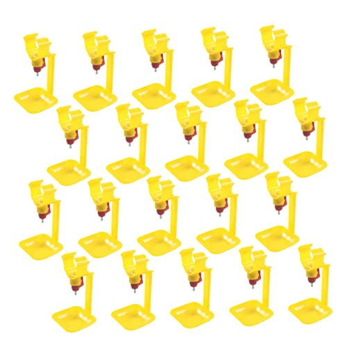 FONDOTIN Automatic Hanging Cup Drinker for Poultry Chicken Waterer Chicken Drinking Bowl Poultry Water Fountains