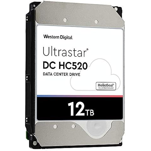 HGST - WD Ultrastar DC HC520 HDD | HUH721212ALE601 | 12TB 7200RPM SATA 6Gb/s 256MB Cache 3.5-Inch | ISE 512e | Helium Data Center Internal Hard Disk Drive (Renewed) Cover