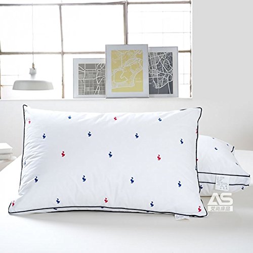 Preisvergleich Produktbild Miguogg Cotton Super Weiche Federkissen Und Bequeme Kissen, EIN Paar