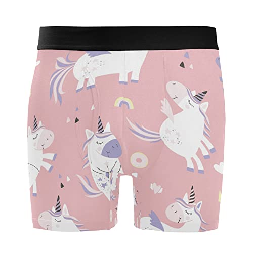 Bóxer para hombre de unicornio pack de 2 calzoncillos elásticos de algodón suave