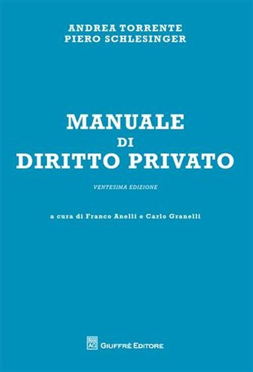  Manuale di diritto privato