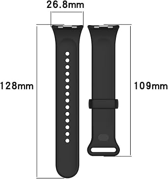 BYISYUE Watch Strap for Xiaomi Smart Band 8 Pro / 9Pro / 10 Pro, Silicone Sport Replacement Band for Redmi Watch 5 / Watch 4 / Watch6