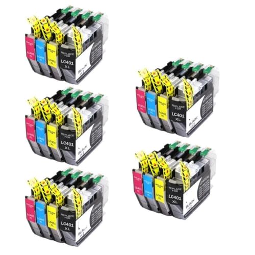 Cartouche d'encre LC401 XL multipack haute capacite pour imprimantes MFC J1010DW et J1170DW