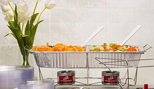 Nicole Home Collection 8818 Aluminum Deep Foil Pans Full Size, Large Disposable Roasting & Baking Pan, 21 Inchx13 Inch (20 Pack) Extra Heavy Duty Chafing Trays For Hotels, Restaurants, Caterers, Steam Table thumb #1
