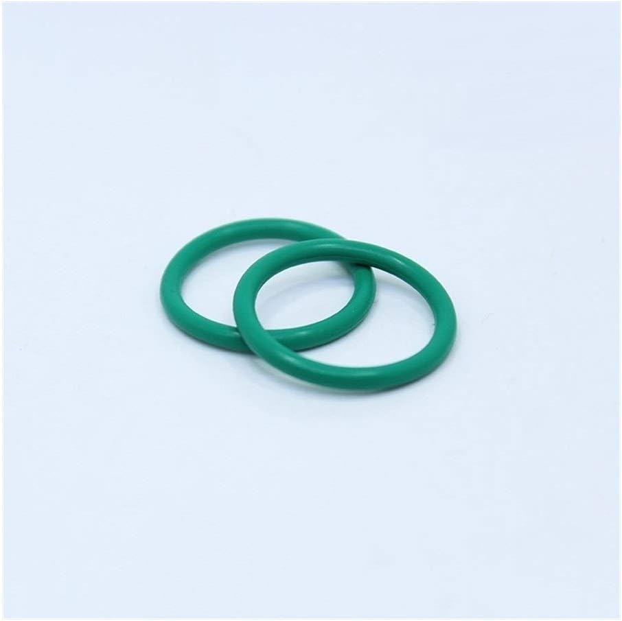 ZEFAN SHOP-O Ring CS6mm FKM Rubber O RING OD 350/355/360/365/370/375/380/385/390/395x6mm ORing Fluorine Gasket Oil Seal 1pcs O-Ring Green (Size : OD380x6mm)