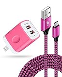 Android Fast Charger for Kindle Fire Tablet – 2A AC Wall Adapter with 6FT Micro USB Cable for Kindle Fire 7, HD 8, HD 10 Plus, Kids Edition, Kids Pro, HDX 7'/8.9', Samsung J8 J7 Pro S6 S7, PS4, Xbox