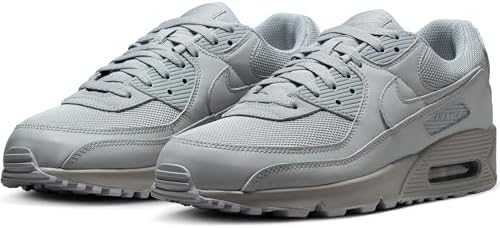 Nike Tênis masculino Air Max 90, Cinza Lobo Cinza Lobo Cinza Lobo
