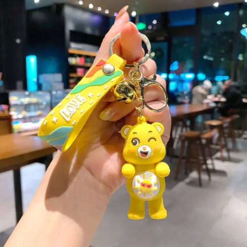 Image of GEOCARTER Teddy Bear Keyring | Cute Keychain for Bags & Keys