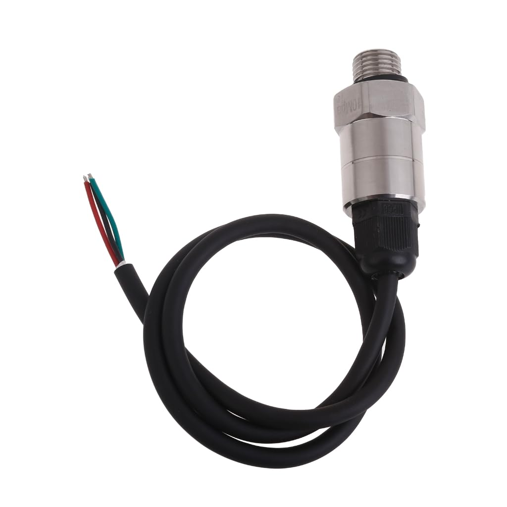Sensor de presión de agua analógico preciso con chip cerámico avanzado sensor de presión G1/4 transmisor de presión de acero inoxidable