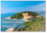Auf den Ksamil-Inseln Albaniens können Sie ein Boot mieten, um die Inseln und die umliegenden Gewässer zu erkunden. Ksamil-Inseln sind ein beliebter Ort für Partys, und es gibt eine Reihe von