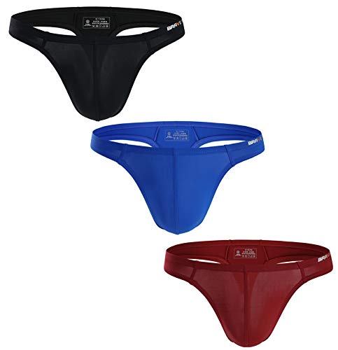 Sexy Contracted Thong Shapewear G-string For Men Pure Color Underwear B1143