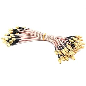 2 stks/partij WiFi-antenne Verlengkabel SMA Mannelijk naar SMA Vrouwelijke Connector 20 cm Luchtkabel XC-SMA-SMA-20